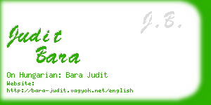 judit bara business card